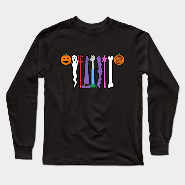 Halloween 2021 Jeep Grill Long Sleeve T-Shirt by Caloosa Jeepers 